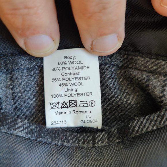 Men's River Island Wool Dress Coat, size M - Picture 7 of 8